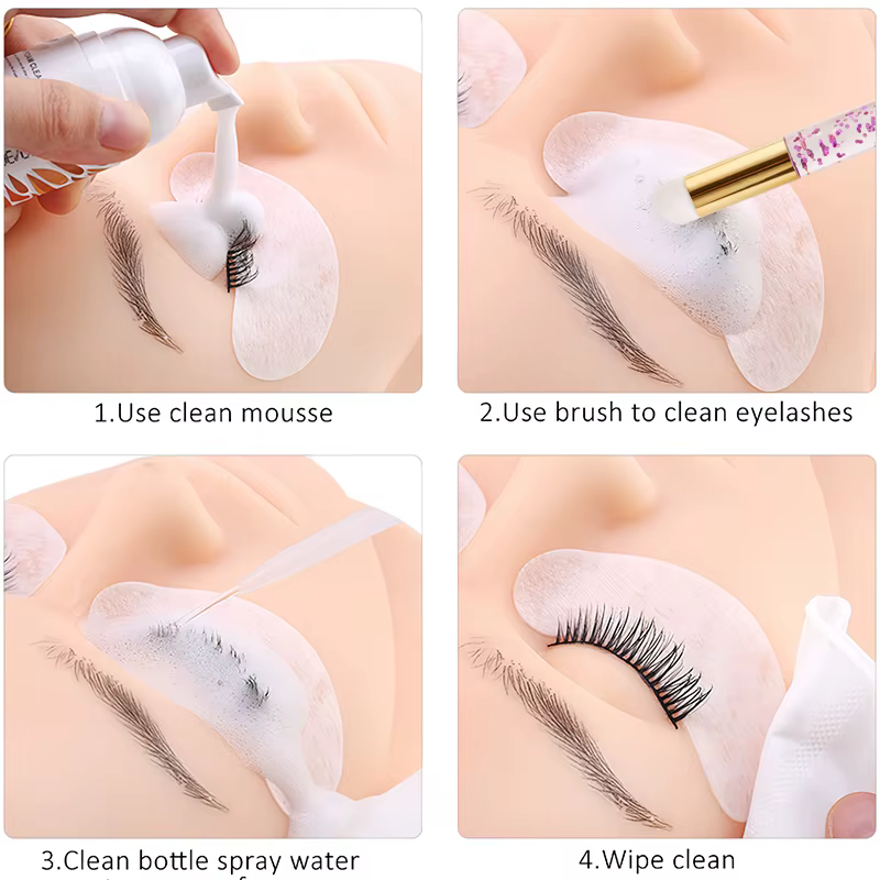 Brosse de nettoyage des cils, shampoing, dissolvant de pores du nez, points noirs, brosse profonde p