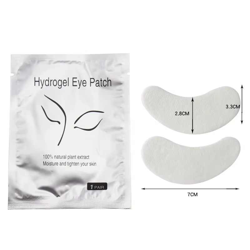 50 paires de patchs pour cils sous les yeux, coussinet d'isolation pour les yeux, élimine l'hydrogel