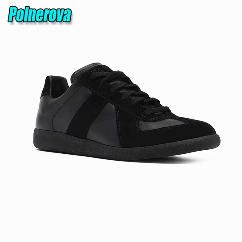 Baskets décontractées en daim et cuir pour femmes et hommes, chaussures plates à lacets, bout rond, 