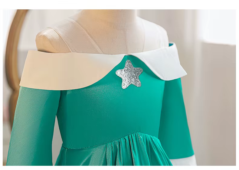 Costume de princesse pêche 2026 pour filles, inspiré des films, des animés et des jeux, pour enfants