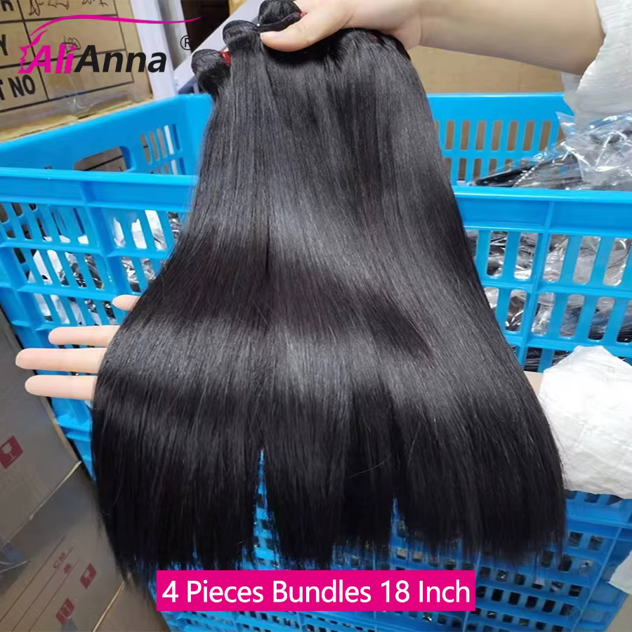 Mèches naturelles brutes vietnamiennes Super Double tirage, Extensions de cheveux lisses non traités