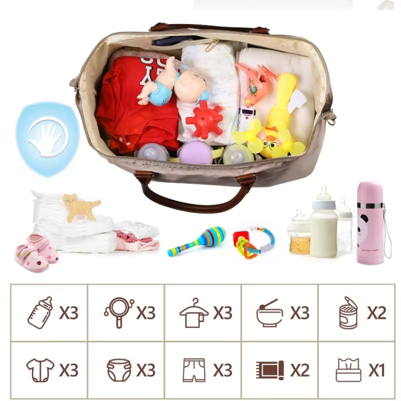 Sac à langer pour bébé, sac de maternité, sac à dos de voyage pour maman, organisateur de poussette,