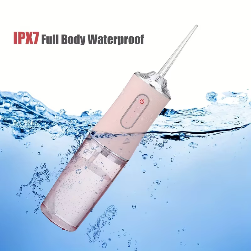 Irrigateur buccal portable, machine à laver la bouche, fil dentaire, jet d'eau aste USB, cure-dents,