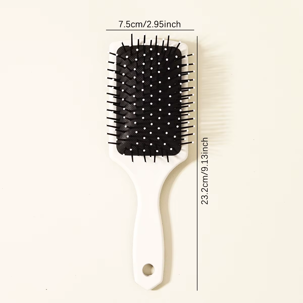Peigne à coussin d'air à motifs de fleurs et de squelette, peigne exfoliant de massage, manche en pl