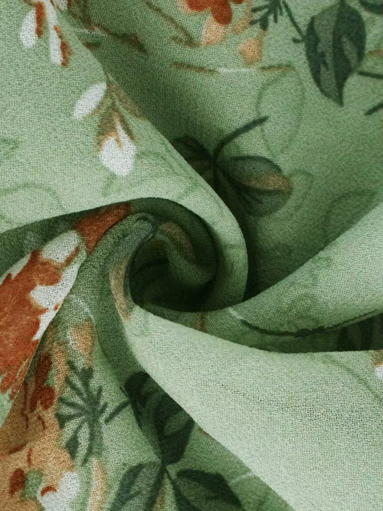 Msfilia mode robe florale femmes printemps automne col en V à manches courtes ample Chic robes impri
