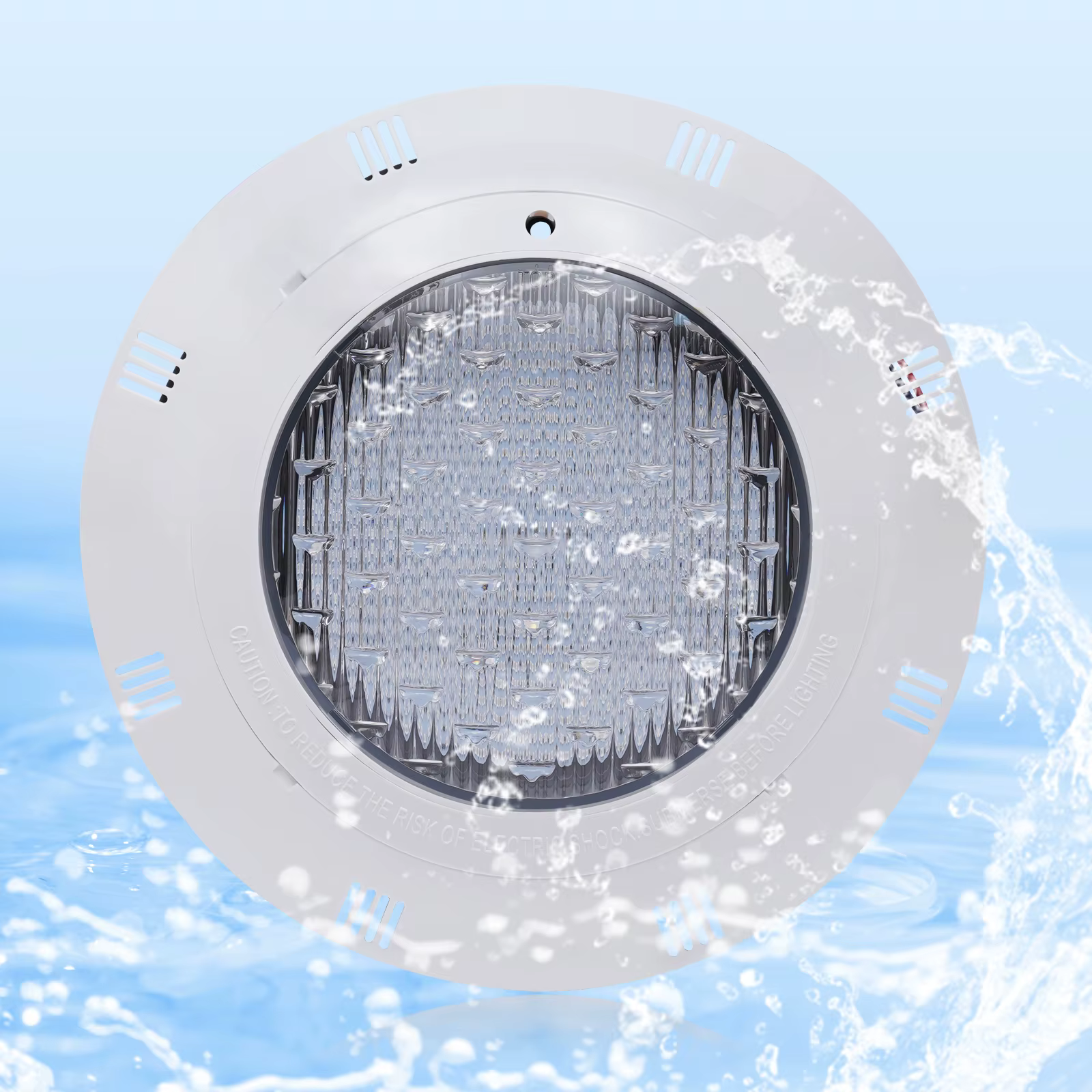 Lampe LED sous-marine pour piscine, imperméable conforme à la norme IP68, RVB, disponible en 7 coule