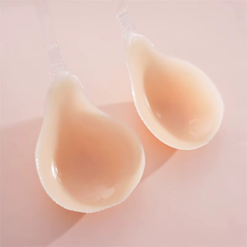 Soutien-gorge invisible auto-adhésif push-up sans bretelles, avec bretelles réglables, adapté aux ca