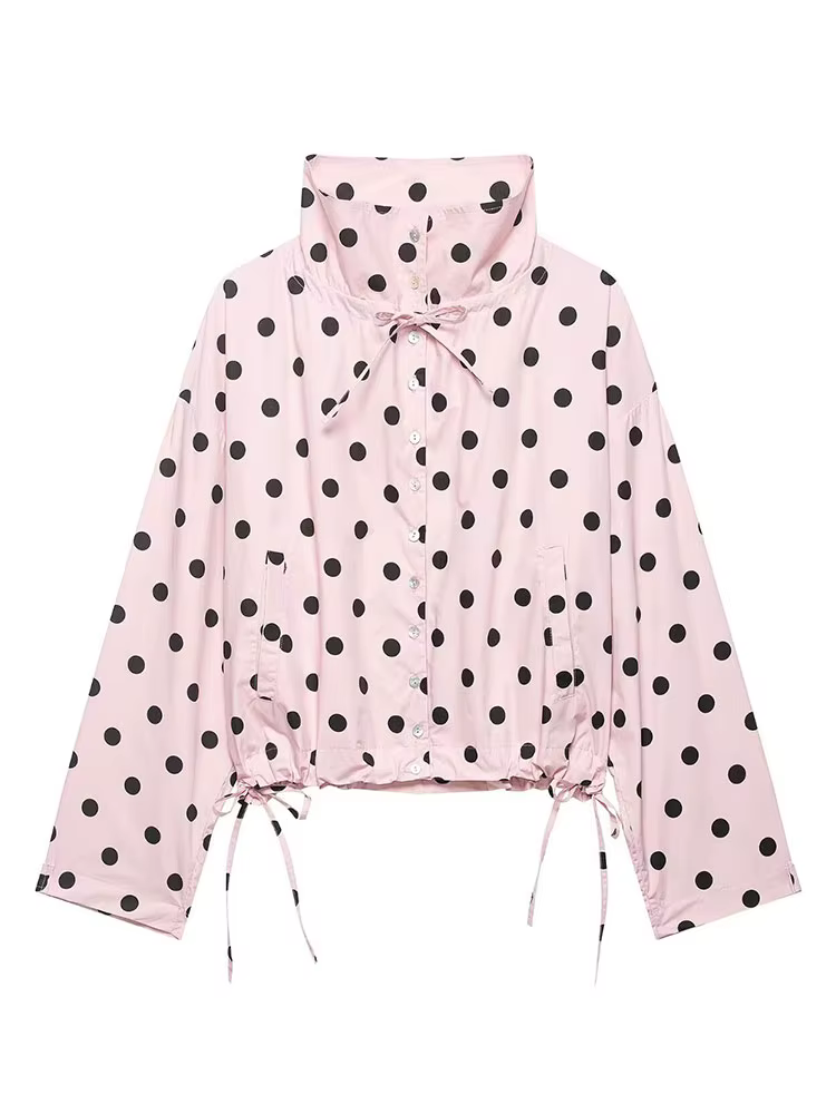 HH Manteaux décontractés à manches longues et col roulé pour femmes, nouvelle mode 2026, vestes rose