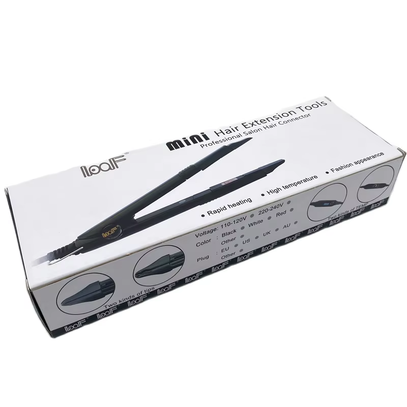 Connecteur de cheveux à chaleur 628, fer chauffant à température contrôlable, outils d'extensions de
