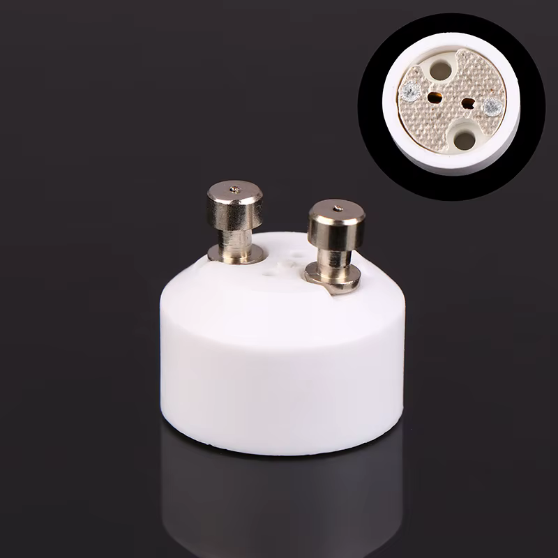 Douille en céramique pour ampoule halogène LED, GU10 à MR16, G4, GU5.3, dean 6.35, adaptateur à broc