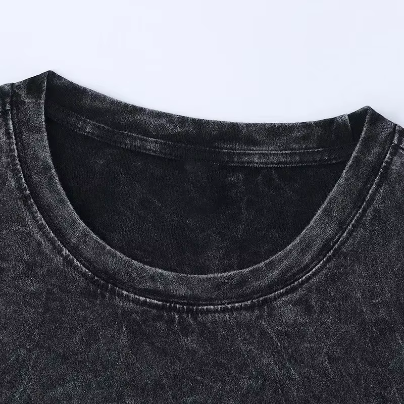 T-shirt délavé Dark Souls Anime Lover, nouveau modèle, vêtements de toute saison, vêtements de perso