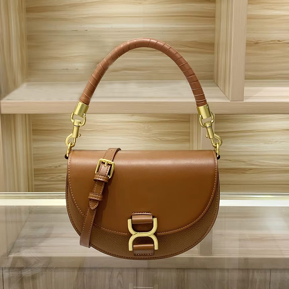 Sac à main en cuir élégant et simple pour femme, sac de créateur parisien haut de gamme populaire, s