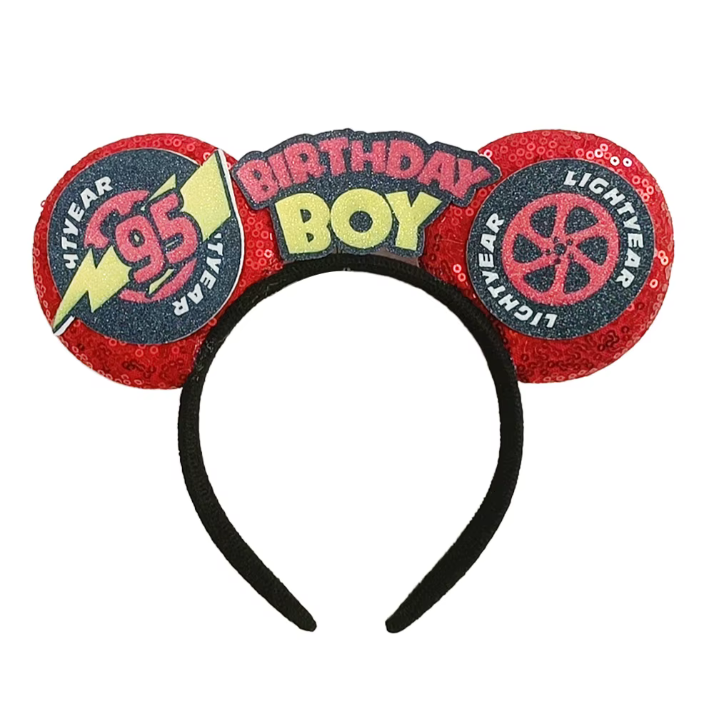 Voitures Mickey Mouse oreille bandeau 95 Flash cheveux accessoires parc d'attractions habiller garço