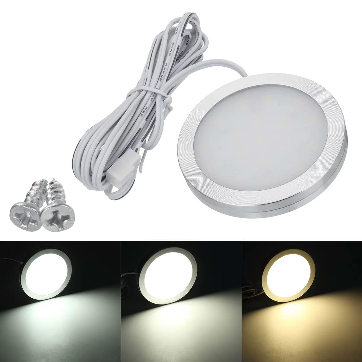 2/4/6/8 pièces 12V 2.5W 230LM LED Downlight encastré plafonnier Spot pour maison caravane camping-ca