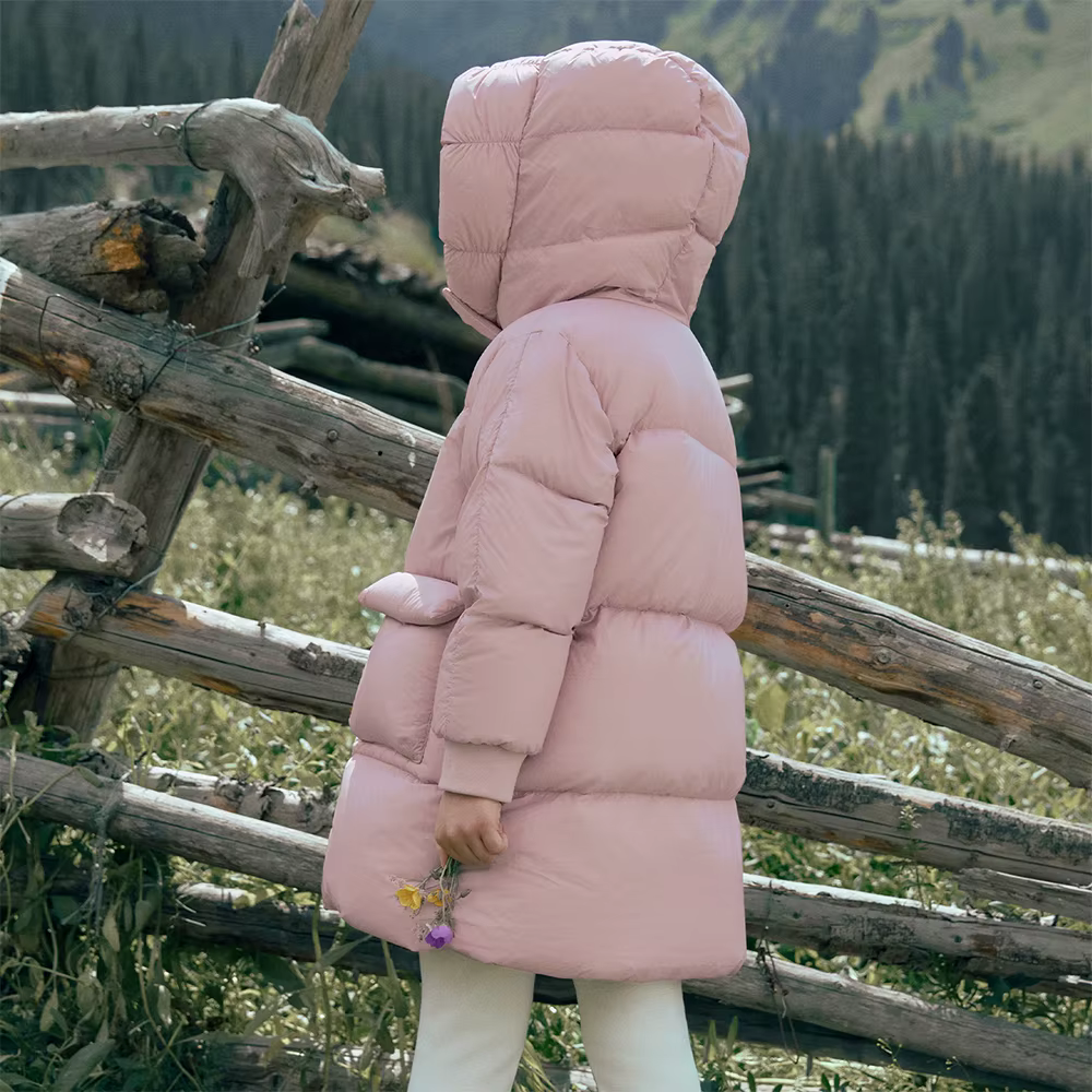 Dave Bella filles garçons épaissir vers le bas Parka veste à capuche enfants hiver chaud vers le bas