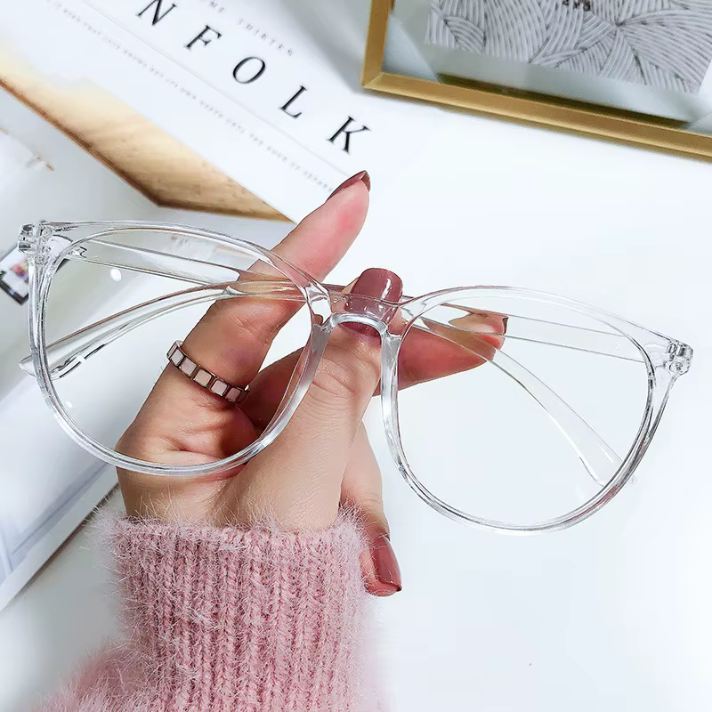 Lunettes de soleil simples anti-lumière bleue pour femmes, 1 pièce, ultra légères, multicolores, cad