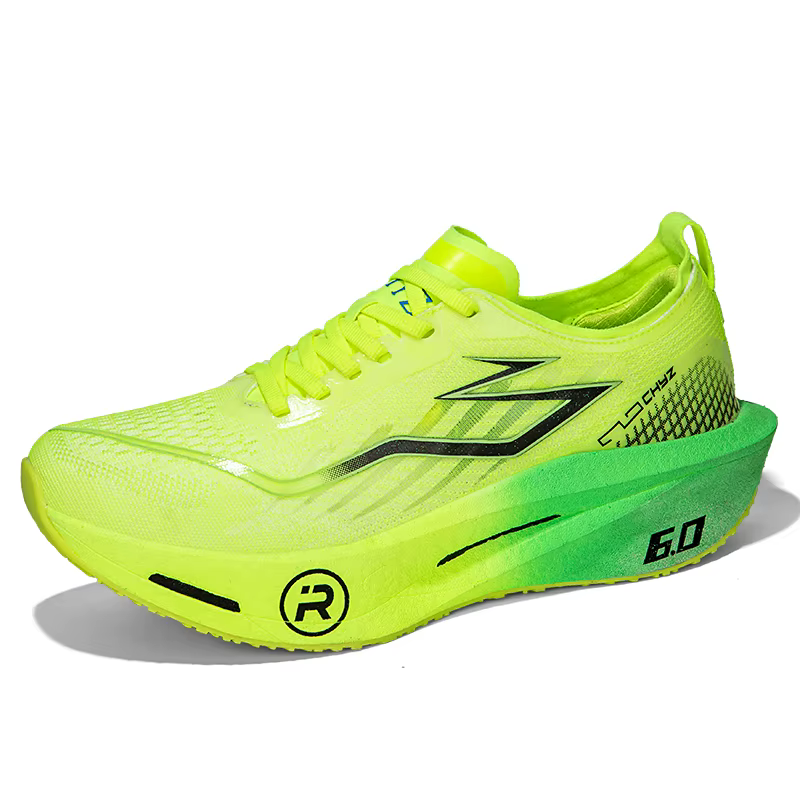 Chaussures de course Marathon pour hommes, spécialisées dans le sport, avec plaque en carbone, respi