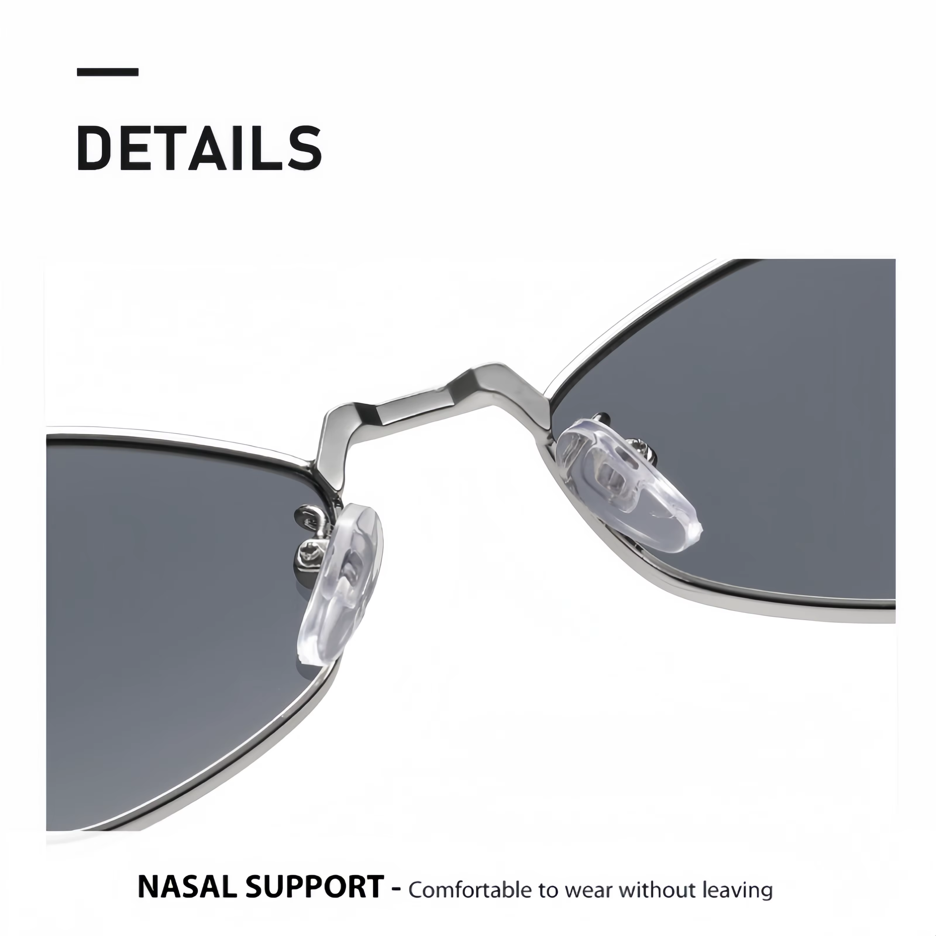 Lunettes de soleil en métal en forme de losange tendance pour femmes, polyvalentes pour la photograp