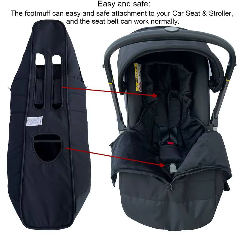 Accessoires de poussette chancelière imperméable chaude Compatible avec la poussette Doona, siège de