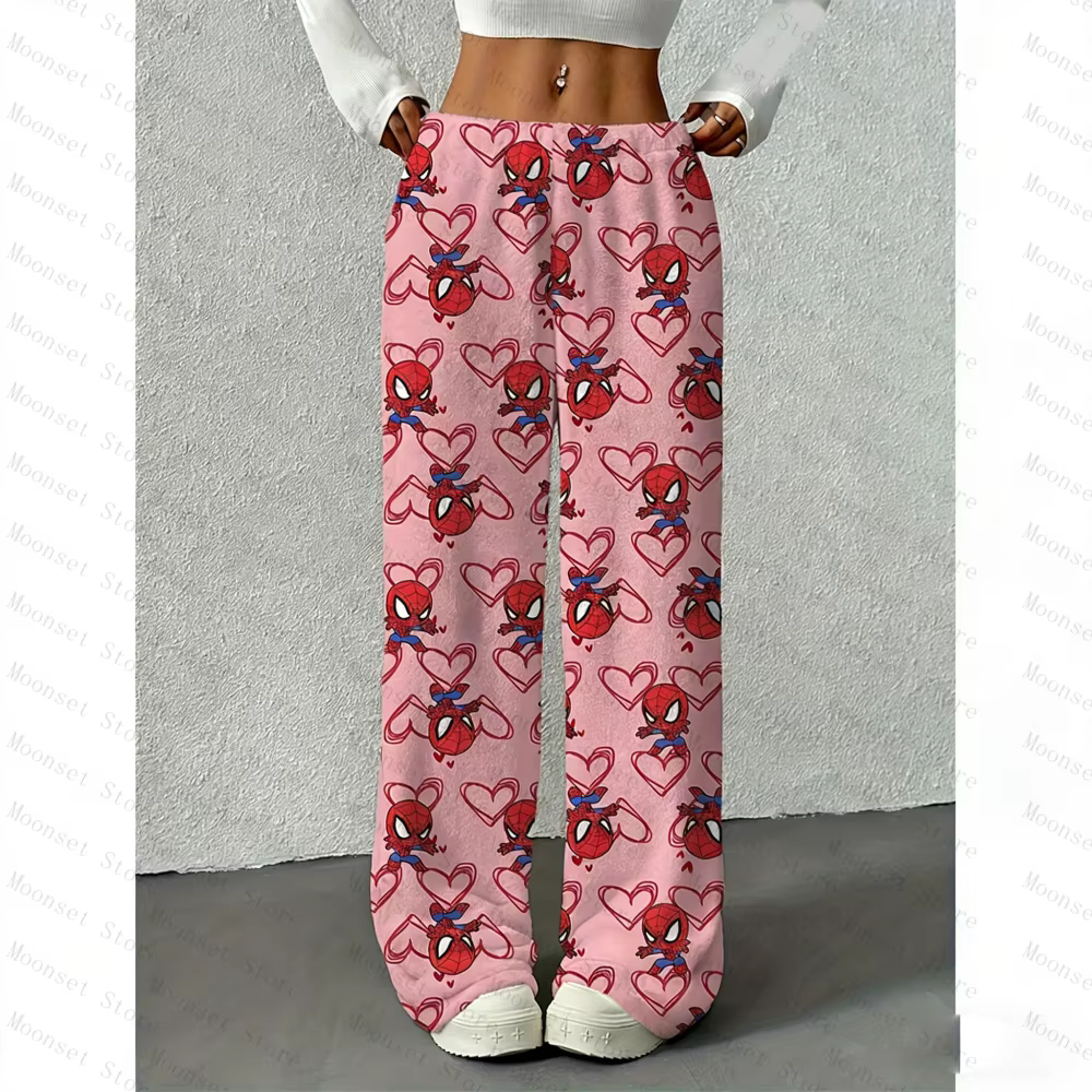 Automne hiver pantalons de couchage Y2k décontracté Batman femmes vêtements de nuit à la mode flanel