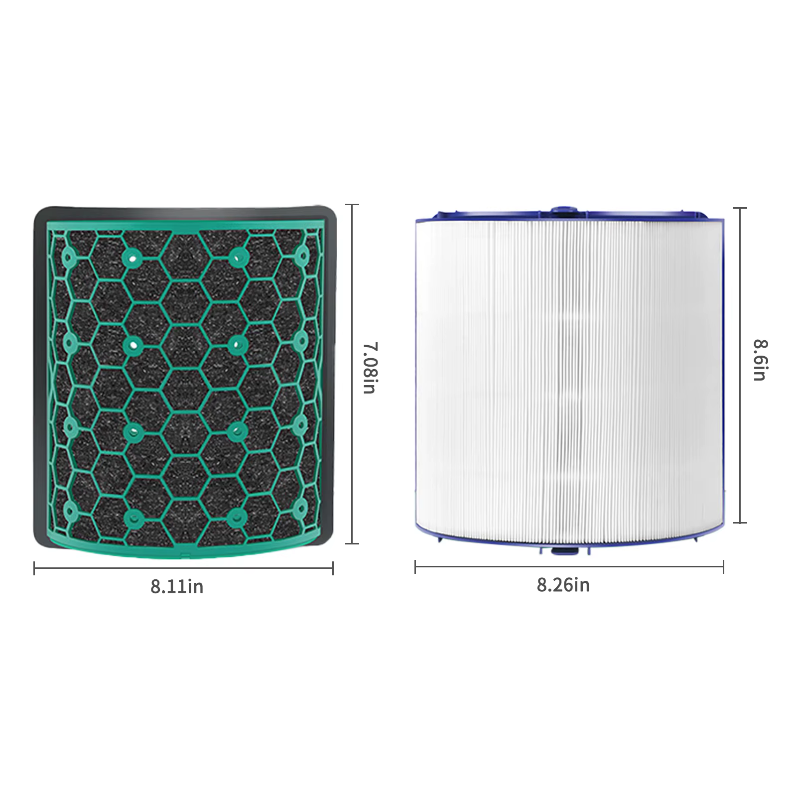 Filtre HEPA au charbon de remplacement pour purificateur Dyson TP04 HP04 DP04 TP05 HP05 Pure Cool, s