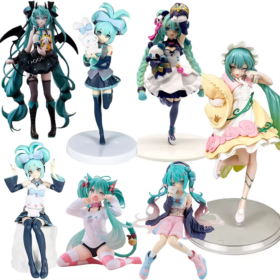 Animation Anime belle fille Hatsune Miku fait à la main diable Hatsune Miku chat oreille Hatsune Mik