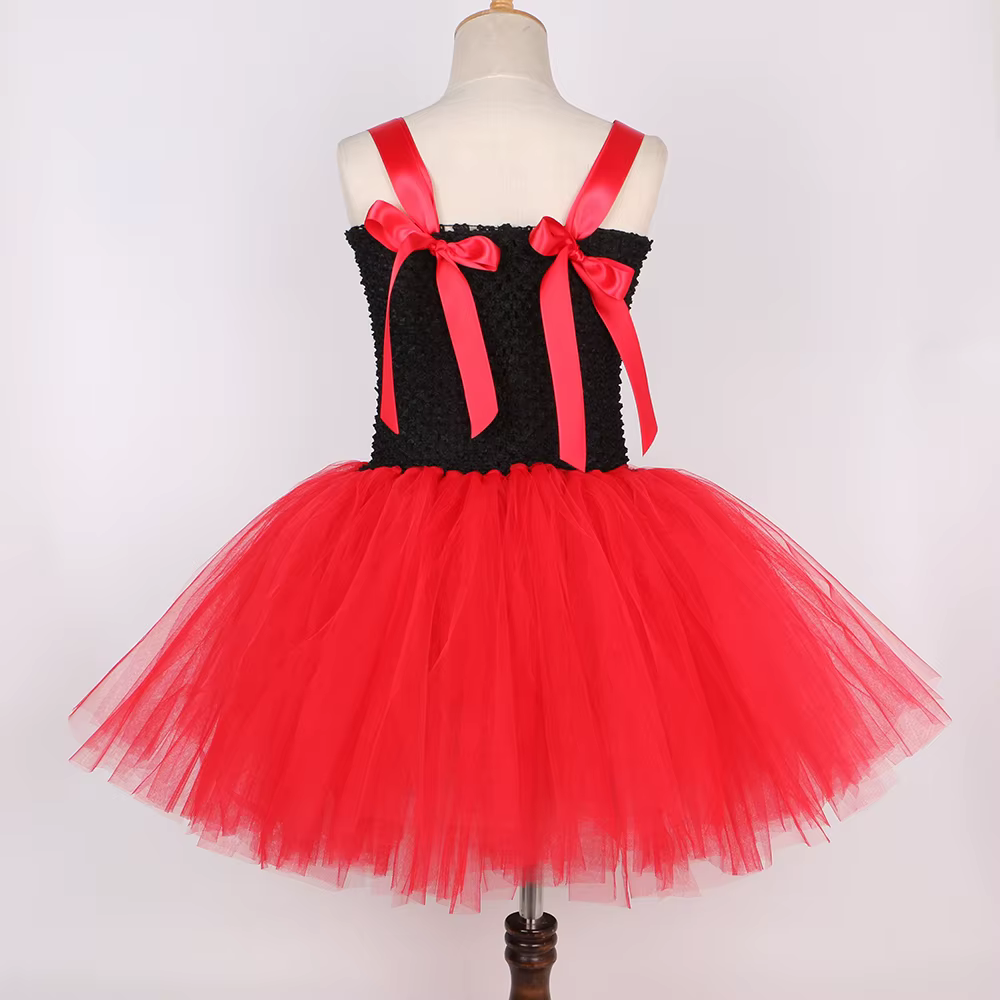 Filles reine de coeur Costume enfants Halloween carnaval fête fantaisie princesse habiller vêtements