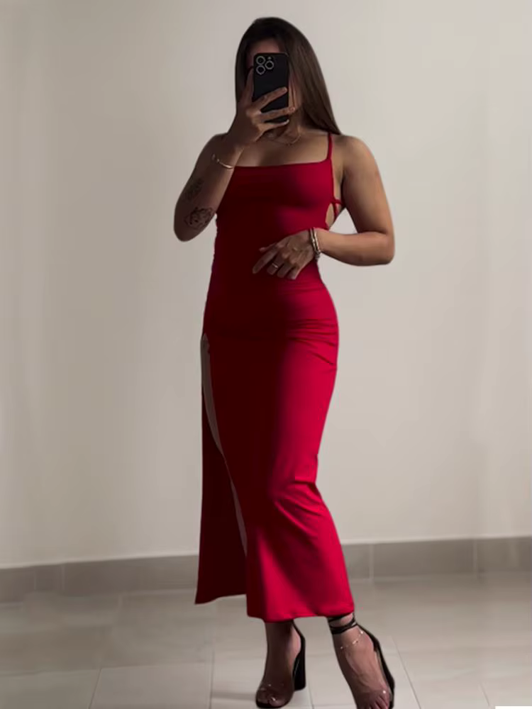 Robe d'été explosive, nouvelle collection 20224, haute sensibilité, bretelles licou, sac Spice Girl,