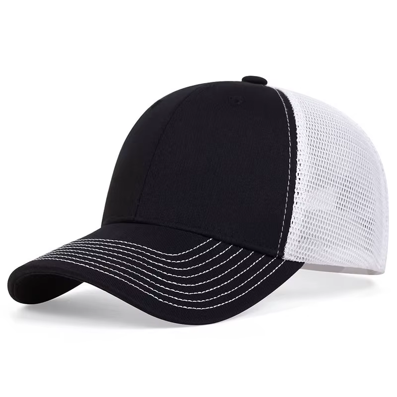 Casquette de Baseball unisexe à 8 lignes sur le bord du chapeau, chapeaux décontractés réglables pou