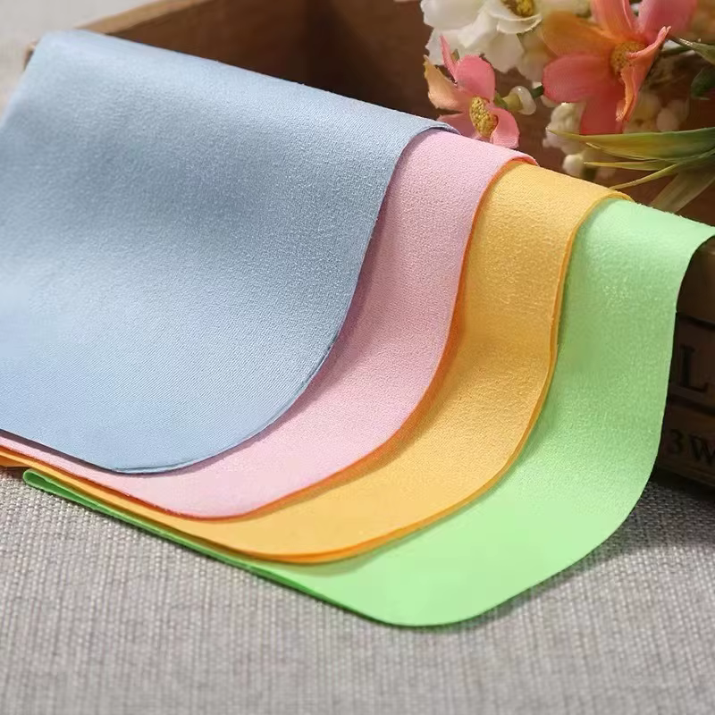Chiffon de nettoyage de lunettes en microfibre, 5 pièces, adapté aux écrans, lentilles, lunettes en 
