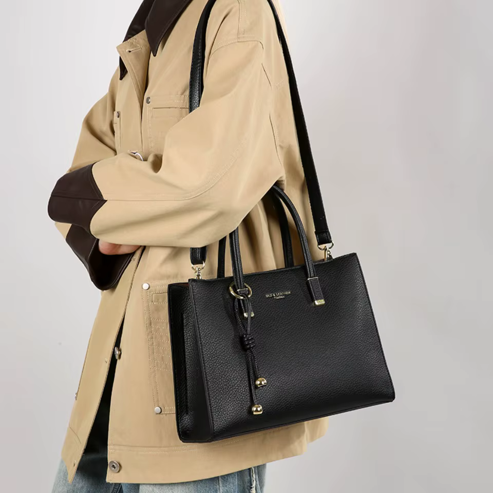 Sac à main en cuir de qualité supérieure de marque authentique, sac fourre-tout pour femme, sac mess
