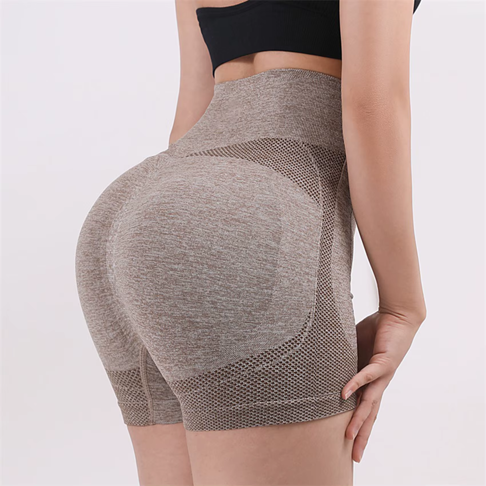 Femmes été mince taille haute Yoga élastique Fitness Yoga Leggings Sport course Shorts