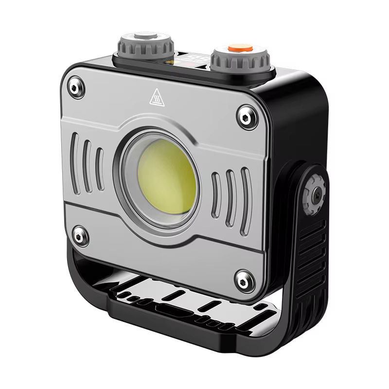 Projecteur de travail LED COB puissant, 8000mAh, lampe pour tente de Camping, Rechargeable, étanche,