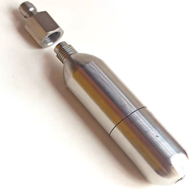 Adaptateur de gonflage de la bière Mini Co2, adhérence quotidienne, filetage UNF 3/8-24, adapté pour