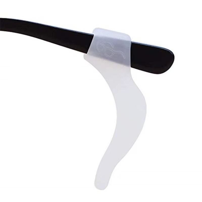 Crochets d'oreille anti-chute en silicone pour femmes et hommes, manchon d'oreille de jambe de lunet