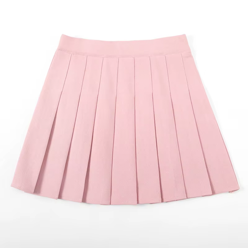 Sans Shorts femmes jupes taille haute a-ligne femme jupe plissée mode d'été femme Mini Harajuku dame