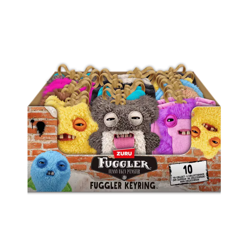 Porte-clés Fuggler Original série 5, jouets en Peluche monstre laid drôle, sac à dos de dessin animé