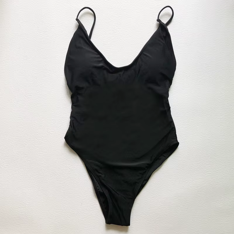 Sexy rembourré solide maillot de bain femmes une pièce maillot de bain 2025 nouveaux Bikinis maillot