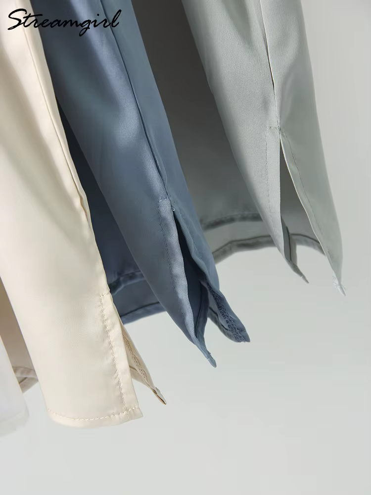 Streamgirl-Camisole en satin pour femmes, avec bretelles, blanc, élégant, sexy, débardeur, été