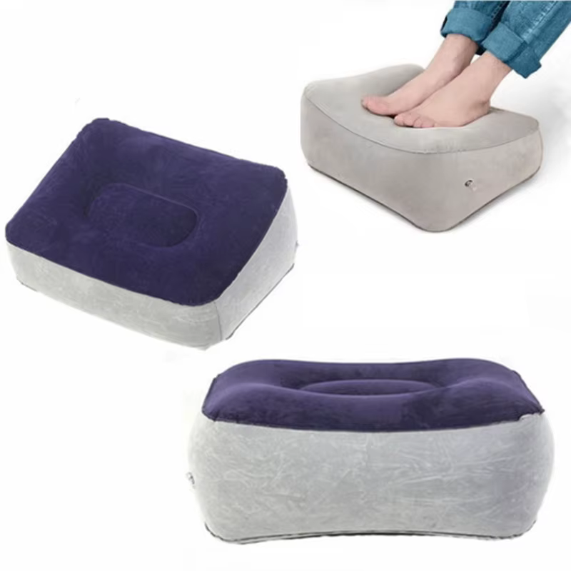 Repose-pieds gonflable en PVC, coussin d'air pour voyage, bureau, maison, jambes relaxantes, outils 