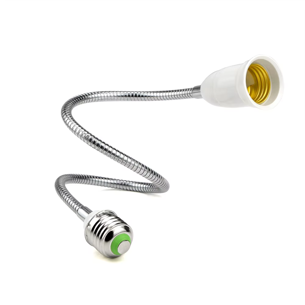 20/30/40/50/60cm E27 à E27 Base support de lampe LED adaptateur d'extension convertisseur vis douill