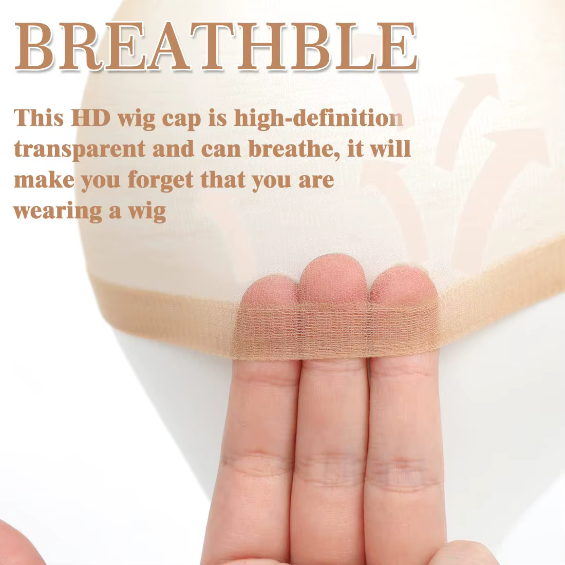 Bonnet de perruque HD pour femmes, bonnet de bas extensible Ultra-fin Invisible pour perruques Lace 