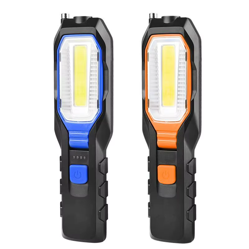 Lampe de travail LED COB Portable, lampe mécanique de Garage de voiture, torche Rechargeable par USB