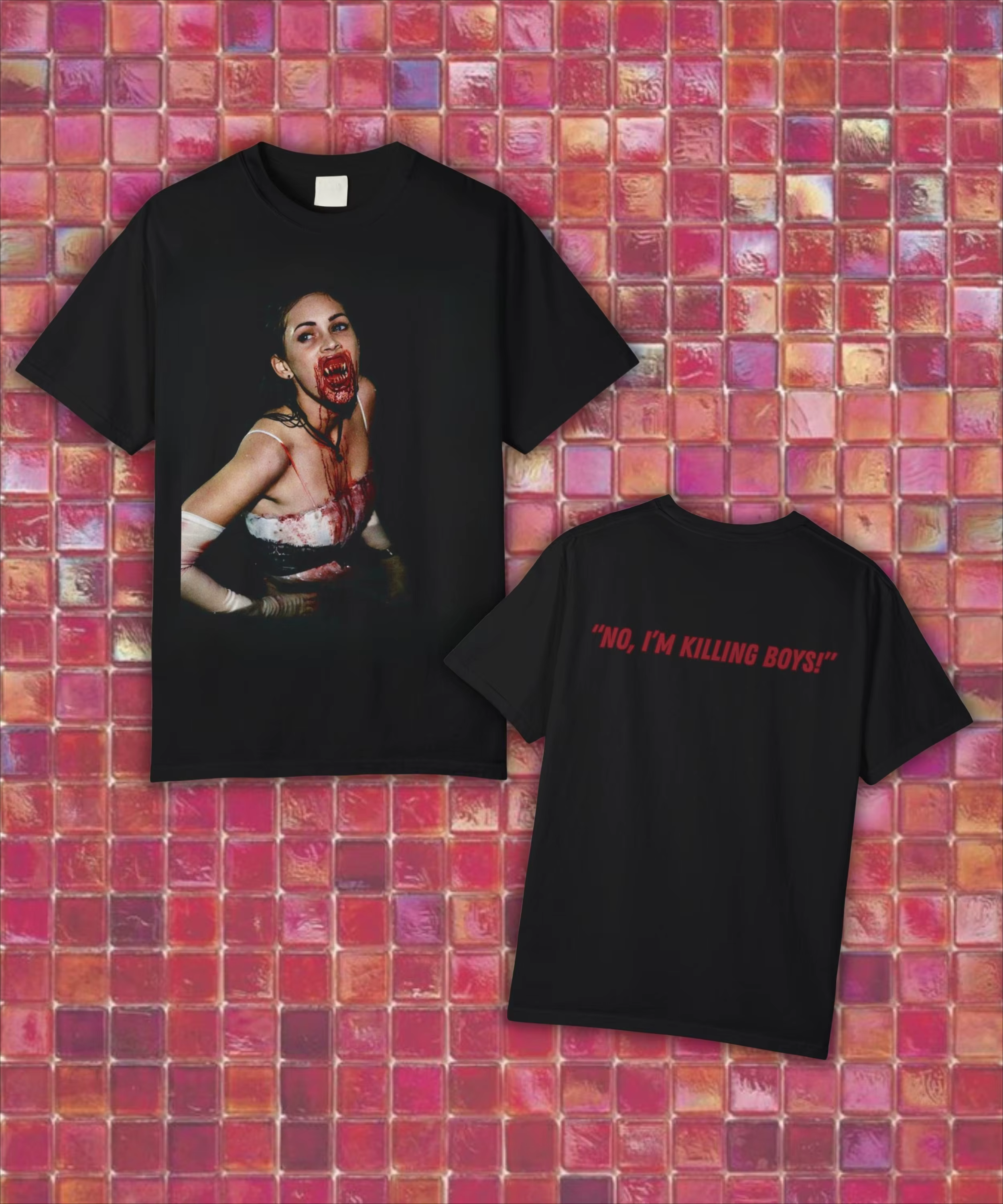 Streetwear Vintage femmes Jennifer's Body horreur cinéma film T-Shirt hommes surdimensionné coton T-