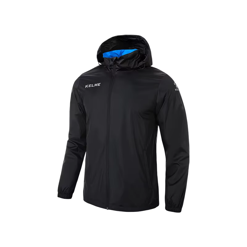 KELME coupe-vent pour hommes veste de course football enfant manteau coupe-vent à capuche veste impe