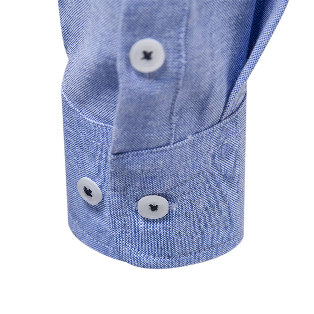 AIOPESON 2023 nouveau automne coton hommes Oxford chemise à manches longues boutonné affaires social