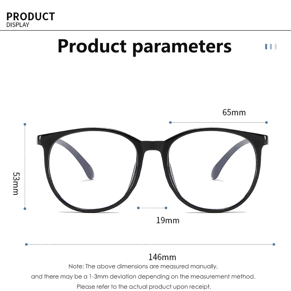 Lunettes d'ordinateur transparentes à grande monture pour femmes, rondes, Anti-lumière bleue, optiqu