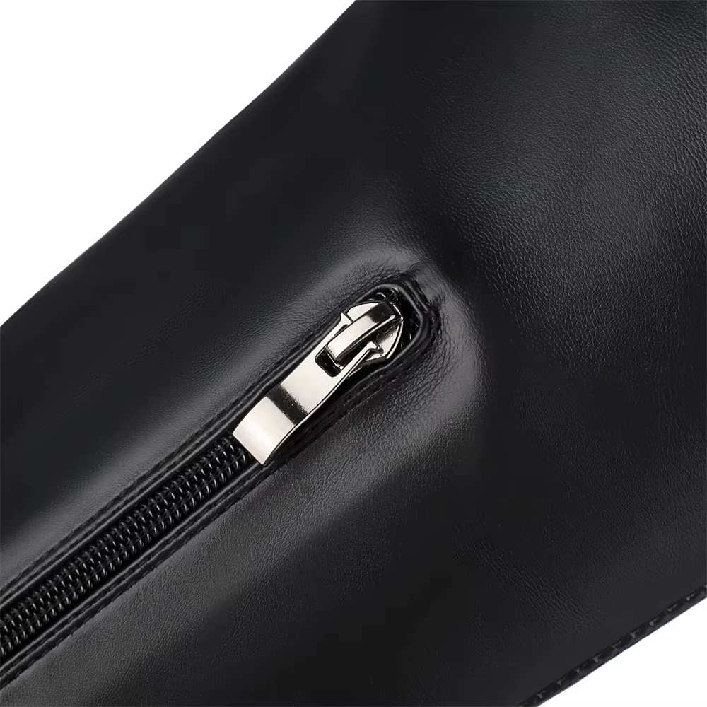 Cuissardes en peluche pour femmes, sur le genou, temporel, talons carrés ronds, Parker commandé, dou