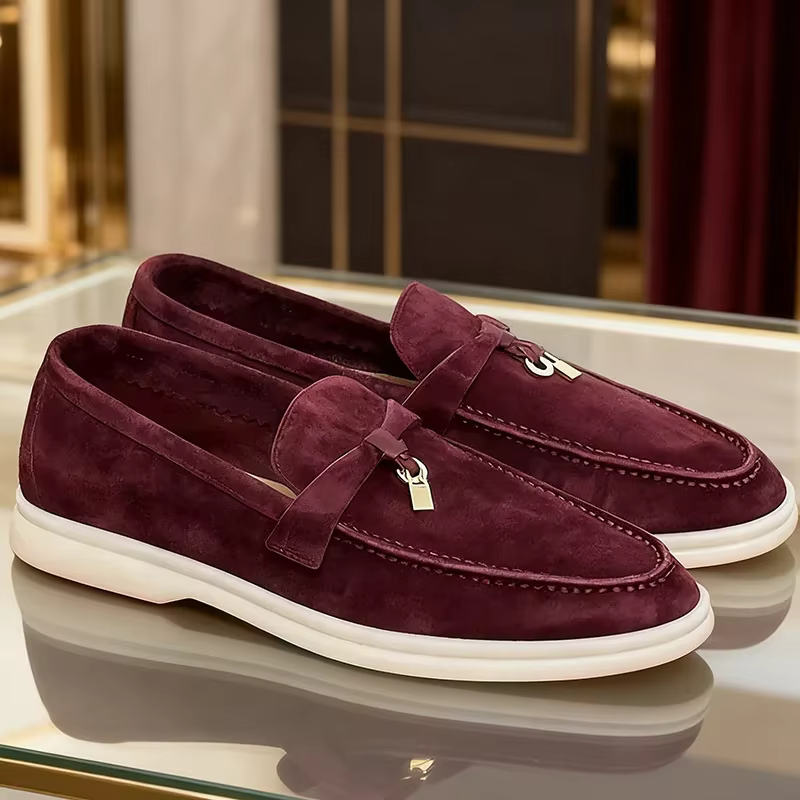 Design classique uni, chaussures de ville confortables et élégantes pour hommes et femmes, légères