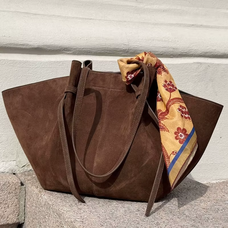 Sacs fourre-tout en simili-daim personnalisés pour femmes sacs à main et porte-monnaie de luxe de cr